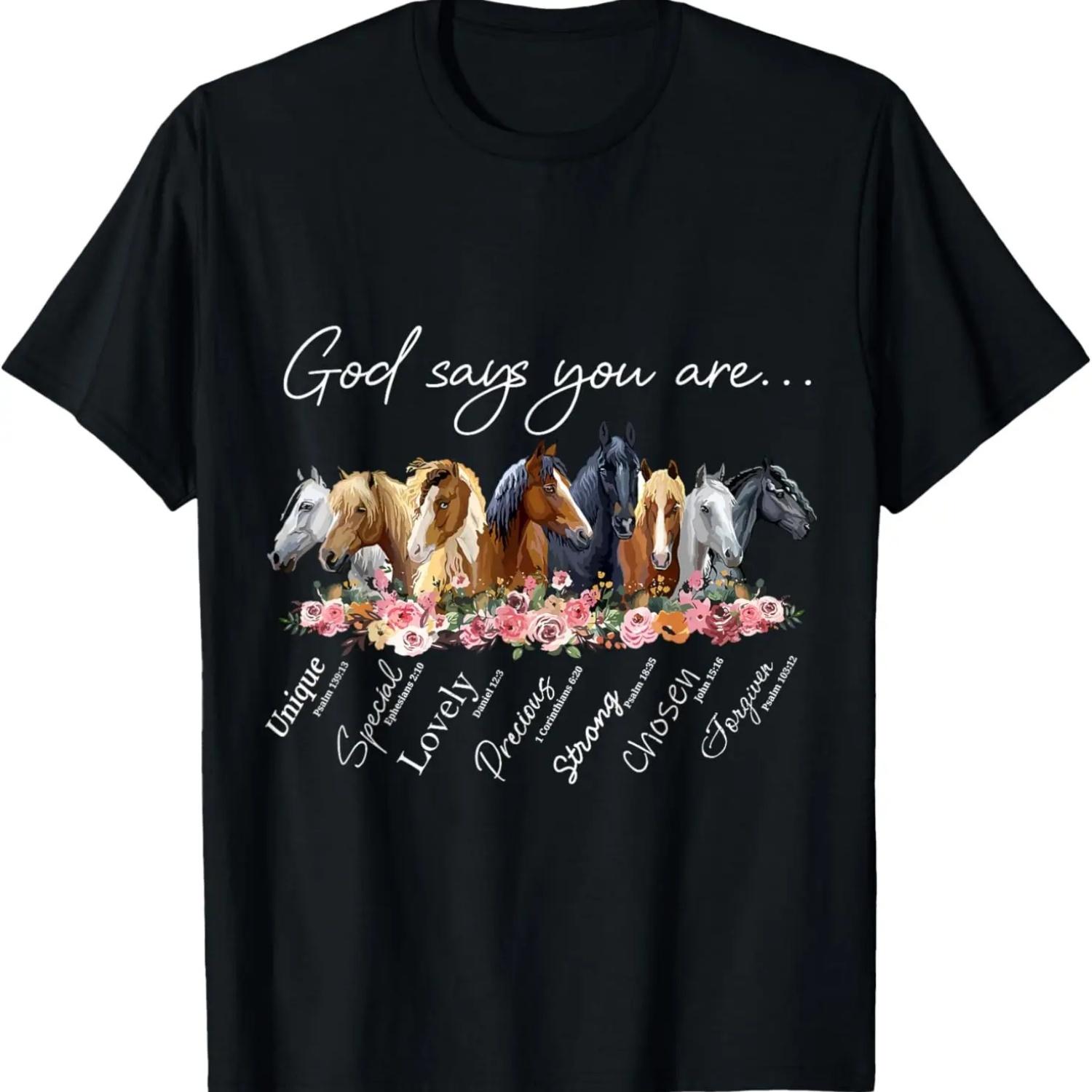 Paint Horse Girl Horse Lover Gifts Girls Women T-Shirt S чёрный