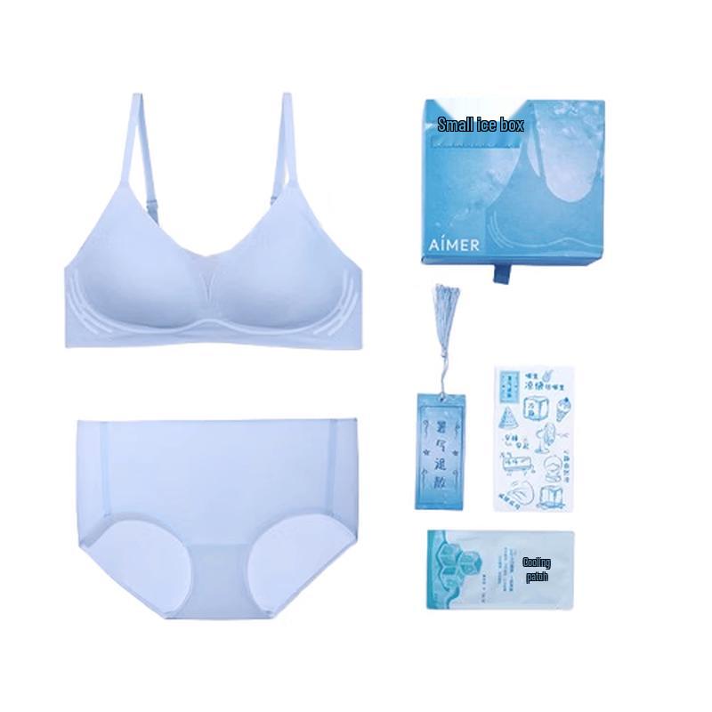 Aimer Wireless Seamless Soft Support Bra Set 160/85