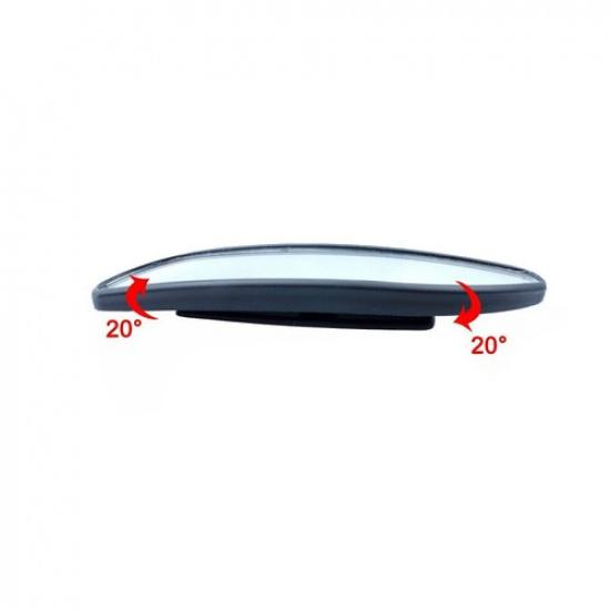 2pcs Car Blind Spot Mirror 360° Wide Angle Convex Rear View Mirror Accessories