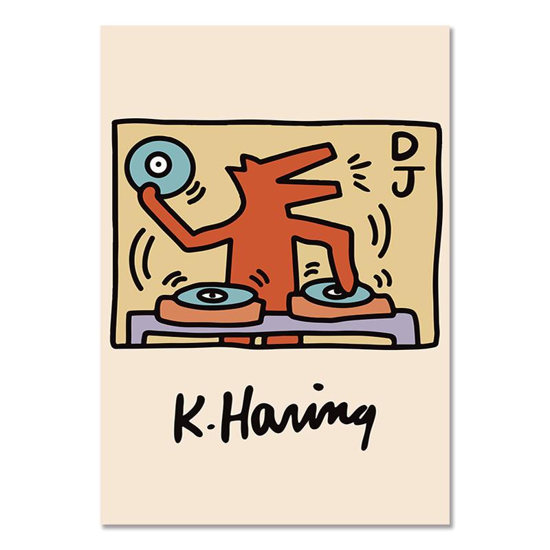 Expoziție de figuri abstracte vintage, artă de modă, pictură pe pânză, postere și imprimeuri, imagini de perete, cafenea, decorarea camerei de acasă