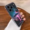 Funny Space UFO Thing Phone Case For iPhone 16,15,17,12,13,14,11 Max,Pro,Plus,X,XS,XR,SE4,E Mini Transparent Cover