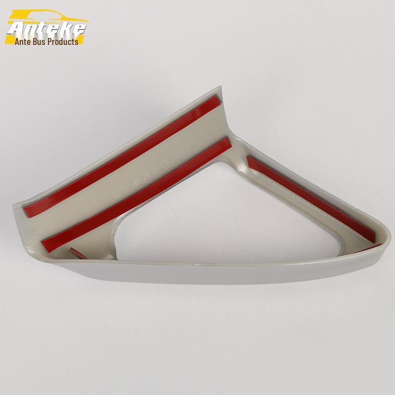 18 URV Front Triangle Decorative Panel: Electroplated Door Inner Triangle Accent Accessory