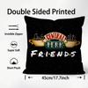 Klassischer Kissenbezug zur TV-Serie „Friends“ – hochwertiger Druck – ideal für Wohnzimmer, Sofa oder Schlafzimmer.