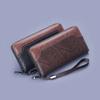 Men's Handbag Men's Zipper Clutch Bag New Splicing Long Wallet Clutch Bag Lightweight Mobile Phone Bag