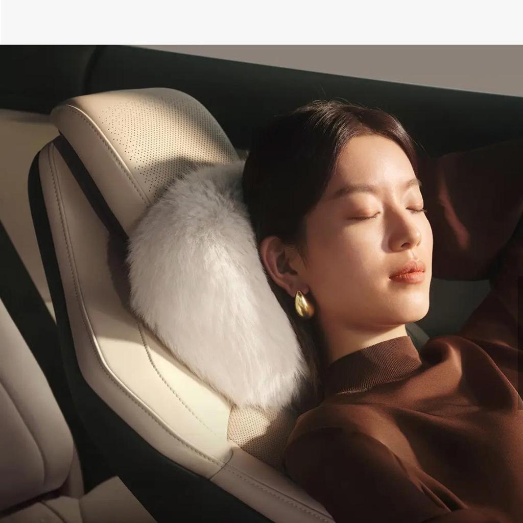 Xiaomi YU7/SU7 Imitation Cashmere Magnetic Car Neck & Lumbar Support
