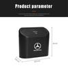 ZGAP4 High-Quality Car Portable Trash Can Auto Sundries Storage Box For Mercedes Benz W124 GLA GLC ML GLB GLK GLE GLS G63 GLC43 G350d