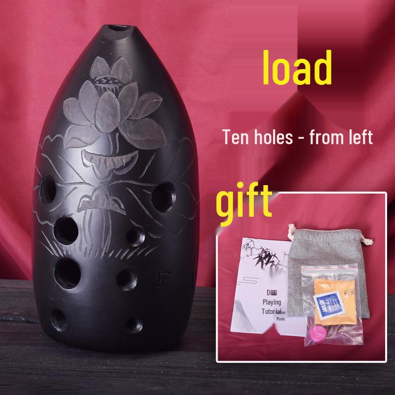 Ocarina with Pen Holder: Available in double-cavity ten-hole and eight-hole, perfect for beginners, students, children, adults, and professional use.