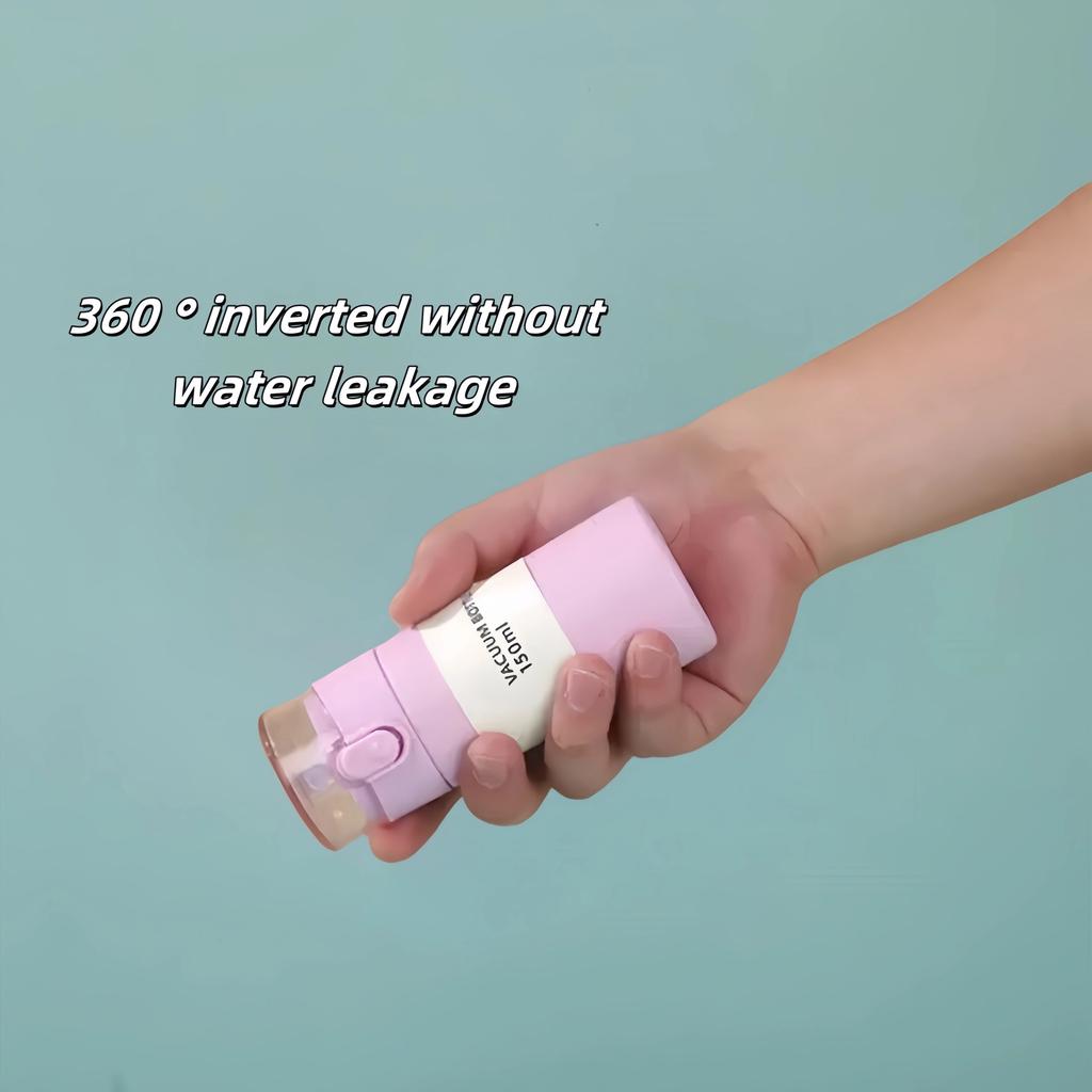 150/250ml Stainless Steel Thermal Water Bottle With Straw Mini Thermos Cup for Tea Coffee Mug Travel Vacuum Flasks Insulated Cup