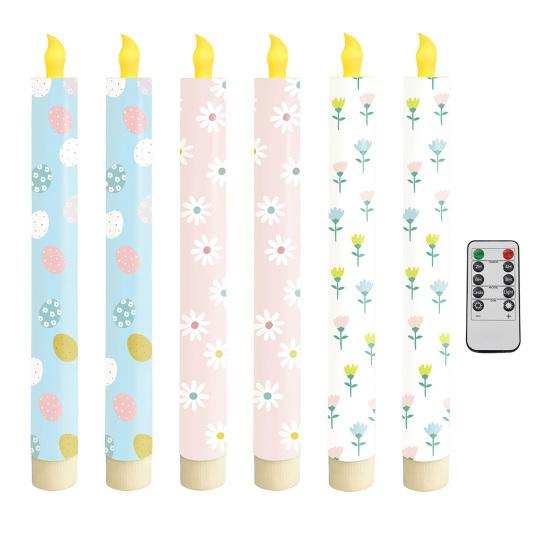 Electronic Candle Light Flameless LED Candles Battery Operated Safe Fire-Free Decorative Lights for Bedroom Living Room Wedding Party Home Decor