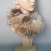 Real Fox Fur Scarf Fur Headband Women Winter Ring Fox Fur Scarves Luxury Neck Warmer Good Elastic 100% Natural Fur Mufflers