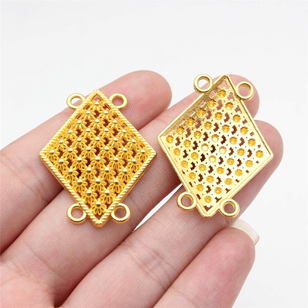 Accessories Parts Four-Hole Necklace Connector Wedding Jewelry Findings TA023