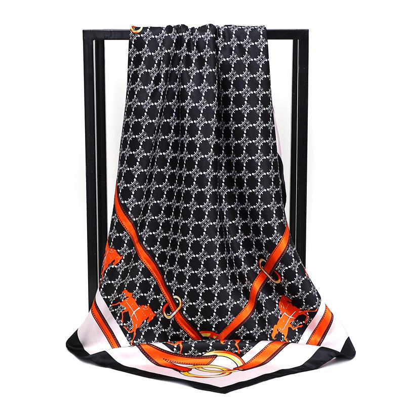 90 Large Square Scarves, Silk Scarves, Women'S Imitation Silk Fashion Shirts, Small Square Scarves, Mother Scarves.