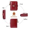 Women’s Short Wallet PU Leather Zipper Coin Purse Small Bifold Wallet Card Holder ID Window Multi Slot Compact Clutch Wallet for Ladies Girls