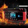 8A Car Full Automatic Battery Charger Digital LCD Display 12/24V Touch Screen Pulse Repair Fast Power Charging Wet Dry Lead Acid