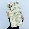 For Samsung Galaxy Note 20 Ultra Fashion Simplicity Oil Painting Flowers Ultra-thin Matte Anti-fingerprint Protector Phone Case