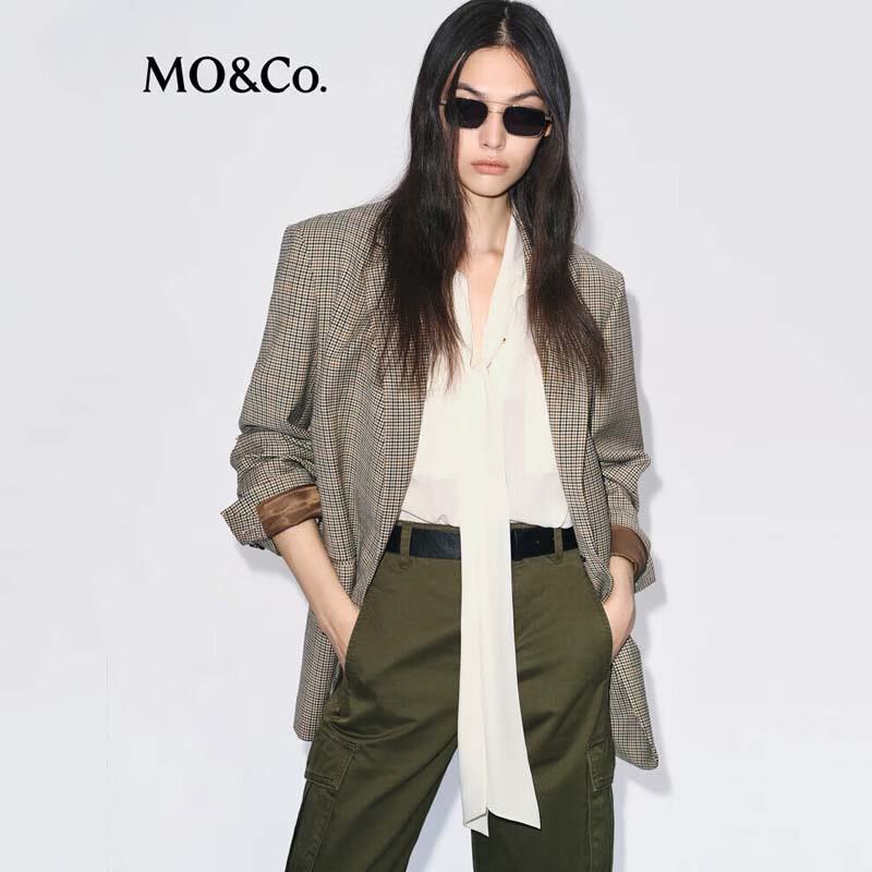 

MO&Co. Women s Retro British Wool Blend Blazer S