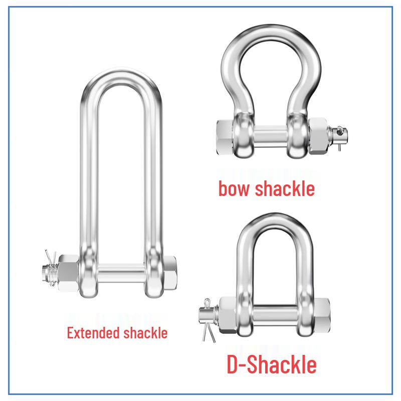Grillete de Elevación Extendido de Acero Inoxidable 304