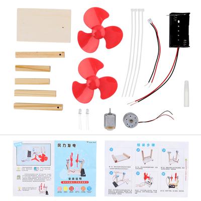 DIY Generator wiatrowy Unikalny zestaw generatora mocy Zestaw zabawek edukacyjnych dla dzieci 1,5 V