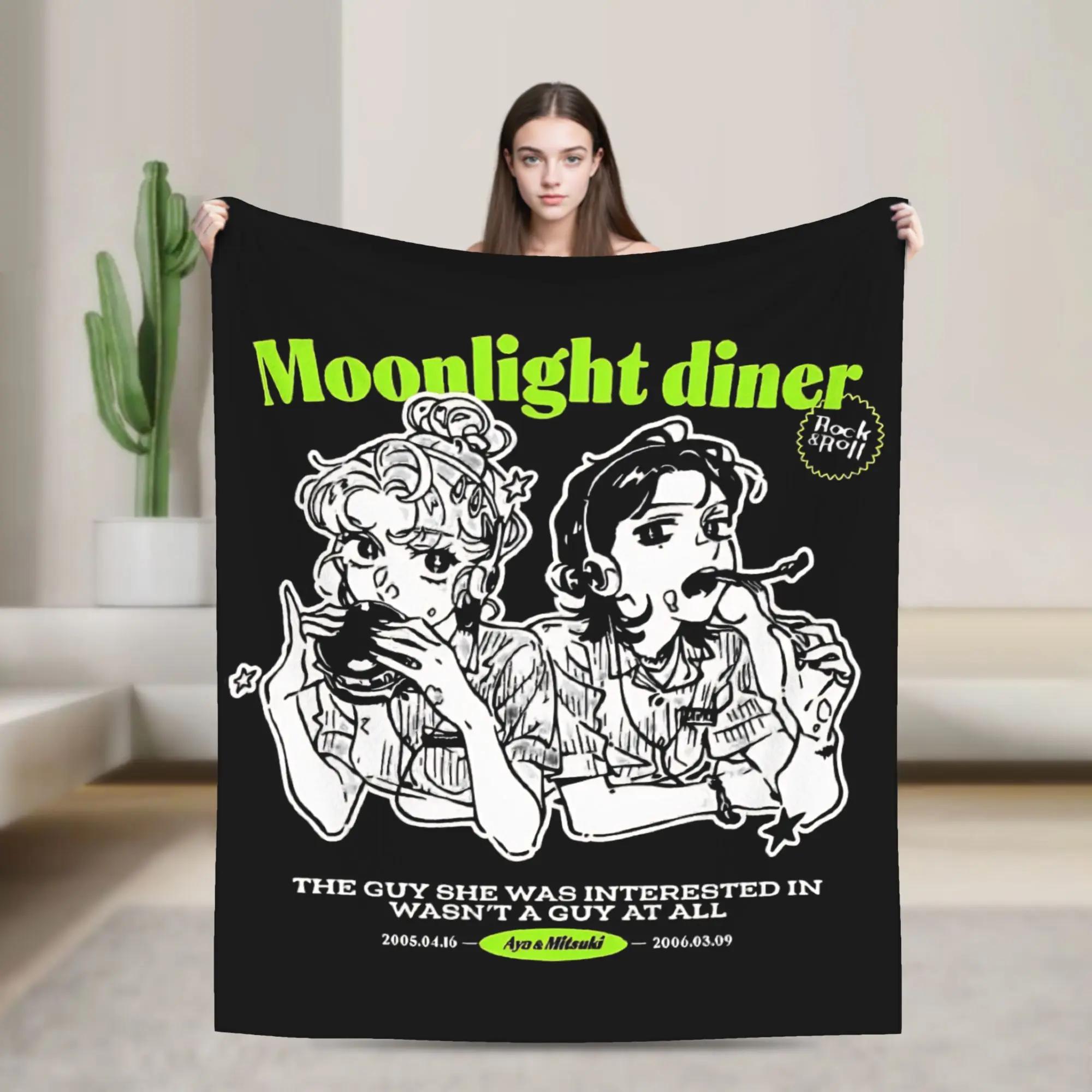 He Guy She Was Interested in Wasnt a Guy at All Manga Fleece Throw Blanket for Sofa Travel Quilt Breathable Lightweight 100x150cm