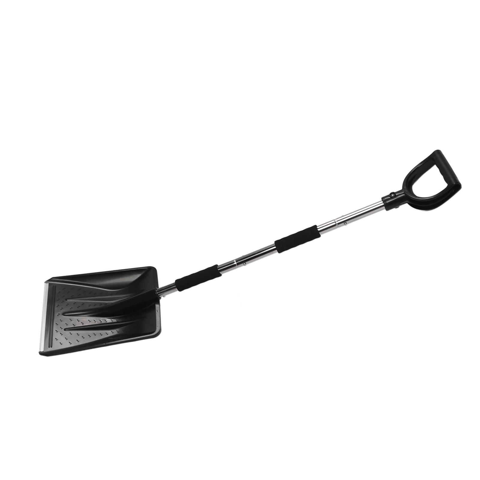 Car Snow Shovel Extendable Detachable Rotatable 3 in 1 Stainless Steel Car Snow Removal Shovel for Outdoor Emergency Situation