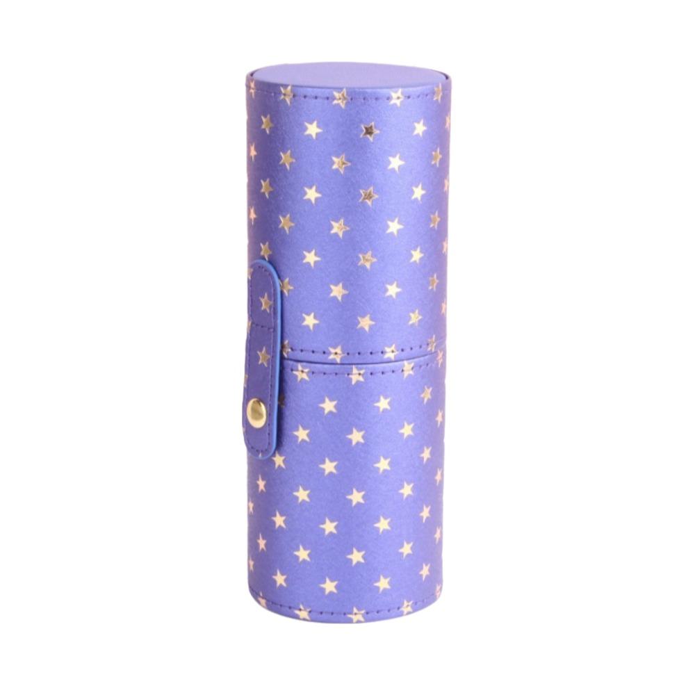 PU Leather Makeup Brush Bucket Waterproof Cosmetic Bag Portable Storage Box  Travel