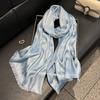 Moda Primavera ed Estate Sciarpa di Seta di Alta Gamma Stampa Sciarpa Antipolvere Sciarpa da Donna Sciarpa in Filato di Seta Dorata Cotone Tencel Sciarpa