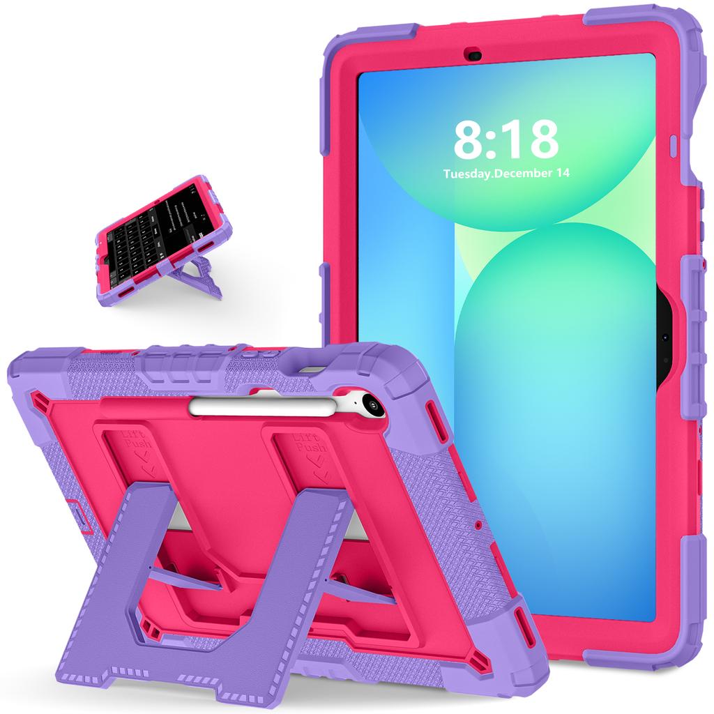 Stand Case for Samsung Tab S10 Lite S9 FE Tab A11 A9 Plus A9+ A11+ Tablet Case Heavy Duty Thick Shockproof Hard Cover