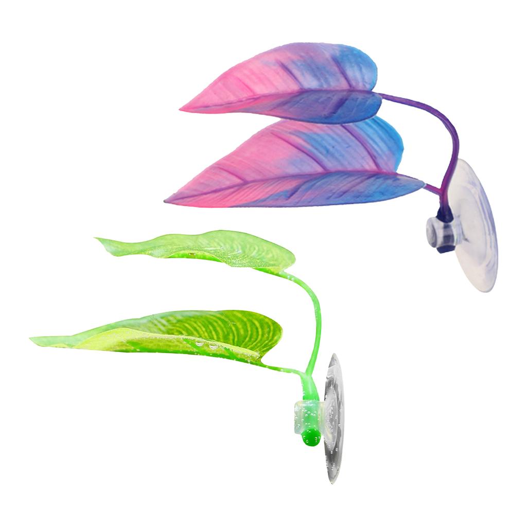 Artificial Aquarium Decor Plants Plastic Leaf for Aquarium Fish Tank Aquascape Decorative Plants for Fish Tanks Aquarium Basins