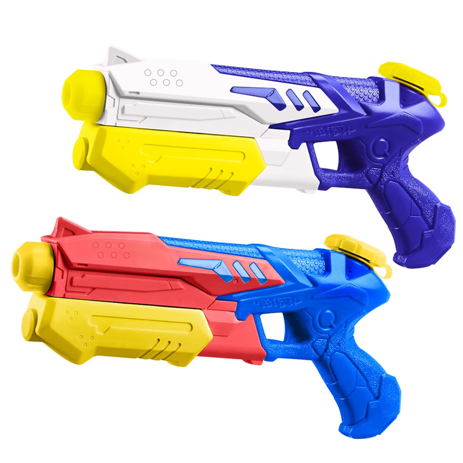 

Набор из 2 водных пистолетов с максимальным радиусом полета и непрерывным огнем, емкостью резервуара для винтовки, водяной пушки, водяной пушки, белые, 10 м, под давлением, мощные, ОК, 300 мл,
