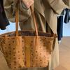 Hochwertige bedruckte Mutter und Kind Tragetasche Damen Umhängetasche Handtasche Mode Vielseitig Klassisch Einkaufstasche Damen