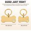 Pet ID Tag Personalized Free Engraved Keychain for Cat Puppy Dog Tag Pendant Keyring Bone Paw Bone Pet Accessories 7