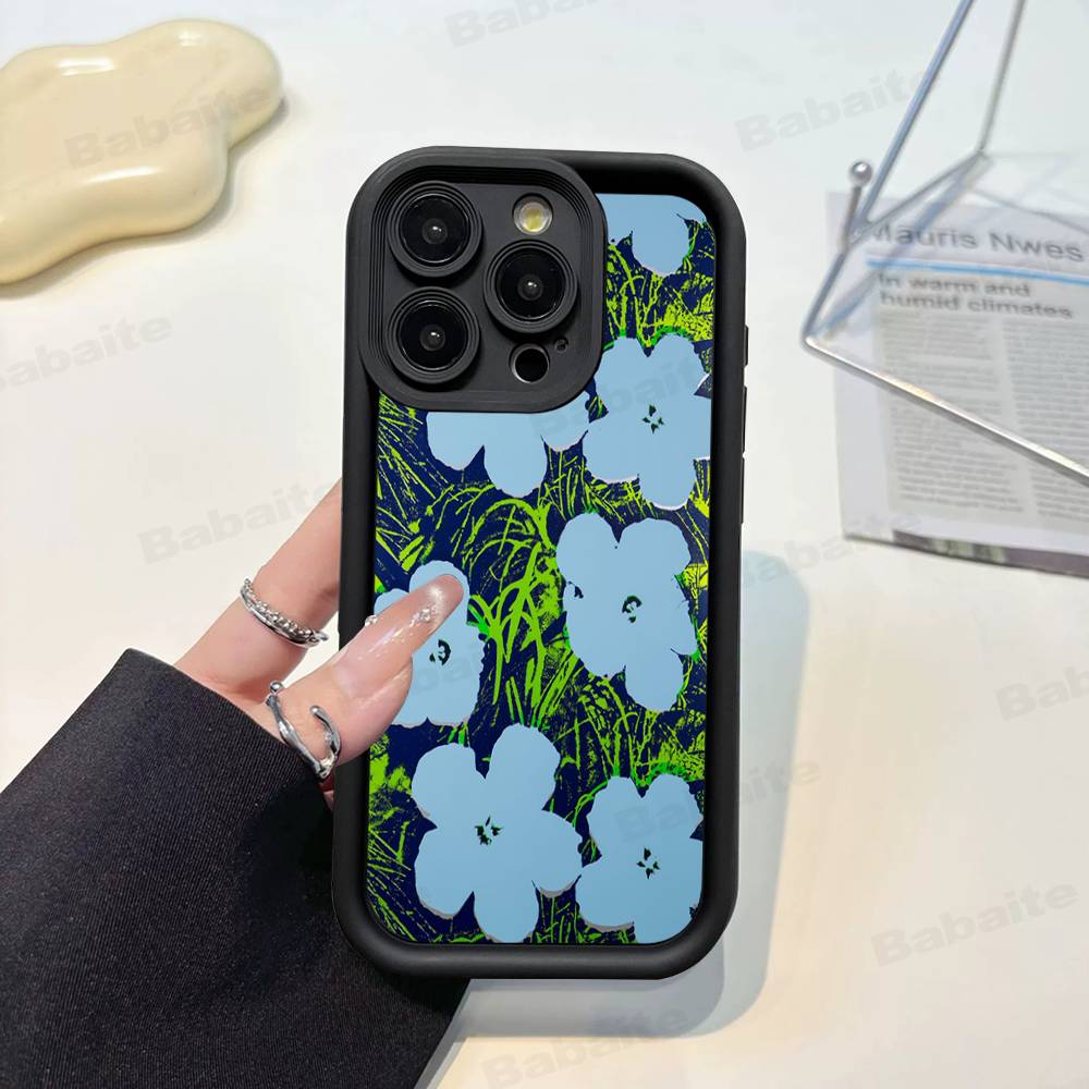 Andy Warhol Art Phone Case For IPhone 17 16 15 14 13 12 11 Pro Max Mini Plus Soft TPU Back Cover
