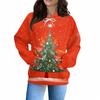 Women's Fashion Daily  Casual Hoodie Long Sleeve Printed Top