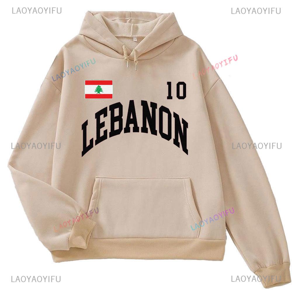 This Is Not My Dna Lebanon Flag Map Men's Long Sleeve Hoodie Autumn/Winter 2024 Lebanon Map Graphic Print Autumn Sweatshirt