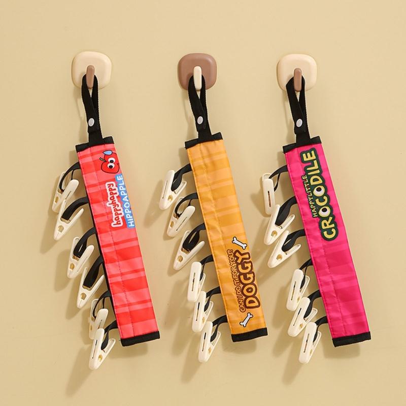 Foldable Cloth Hangers Portable Laundry Accessories For Luggage Door Hanging Breathable Materials Garment Management