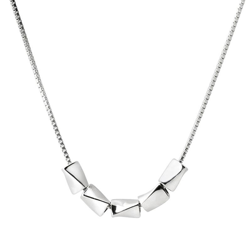 

Ожерелье с выемкой из бриллиантов и нишевым дизайном, женская цепочка на ключицу, простой студенческий темперамент