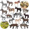 Children's Cognitive Animal Model Toy - Donkey Foal & Zebra Ornament