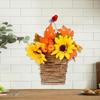 Flower Arrangement Small Flower Basket Rattan Basket Pendant Interior Decoration Handmade Flower Basket Pendant