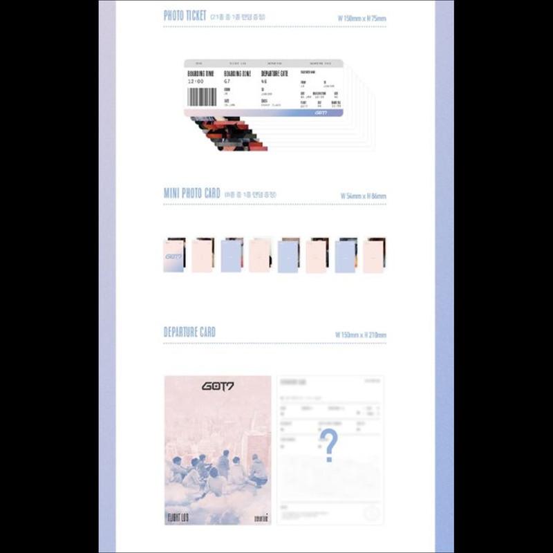 GOT7 Album [FLIGHT LOG : DEPARTURE](Random)