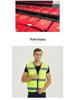 Fluorescent Reflective Traffic Safety Vest for Construction and Road Patrol