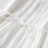 Summer Vintage Embroidery Solid Color Long Dresses Women Casual Breathable White Thin Dress Robe Elegant Clothing