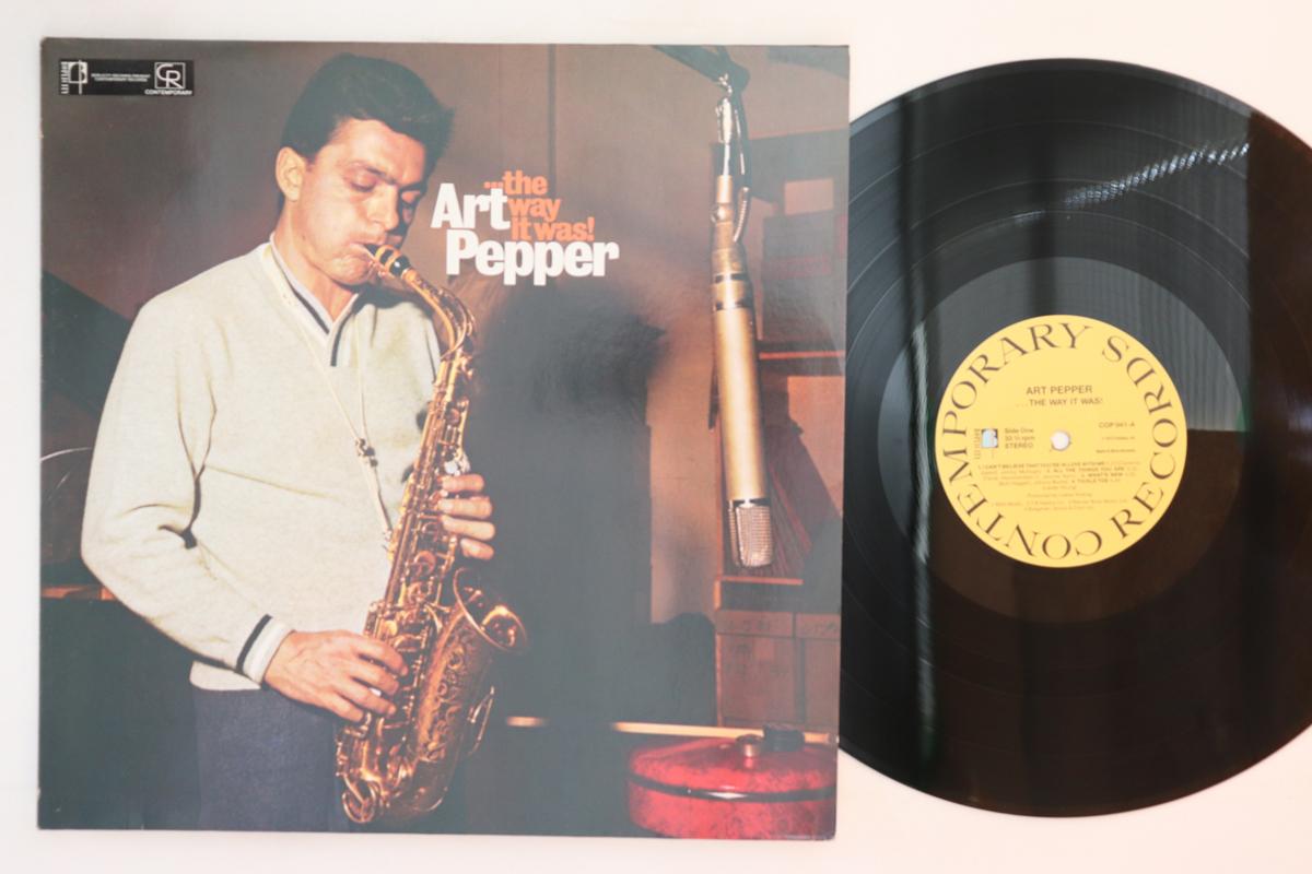 

LP Record ART PEPPER Way It Was COP041 CONTEMPORARY Europe Jazz Used