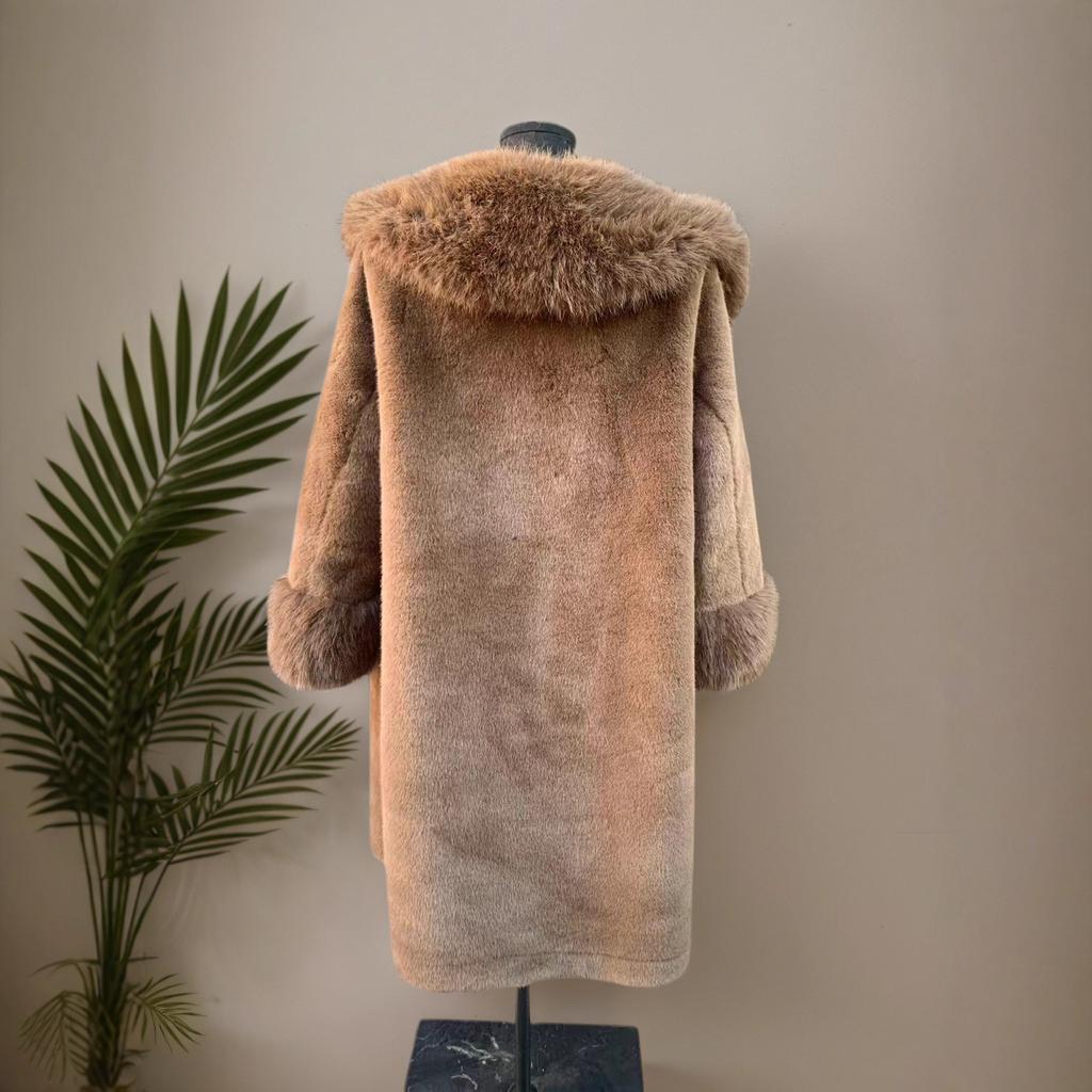 25 Autumn and Winter Women's Long Imitation Fur Coats
