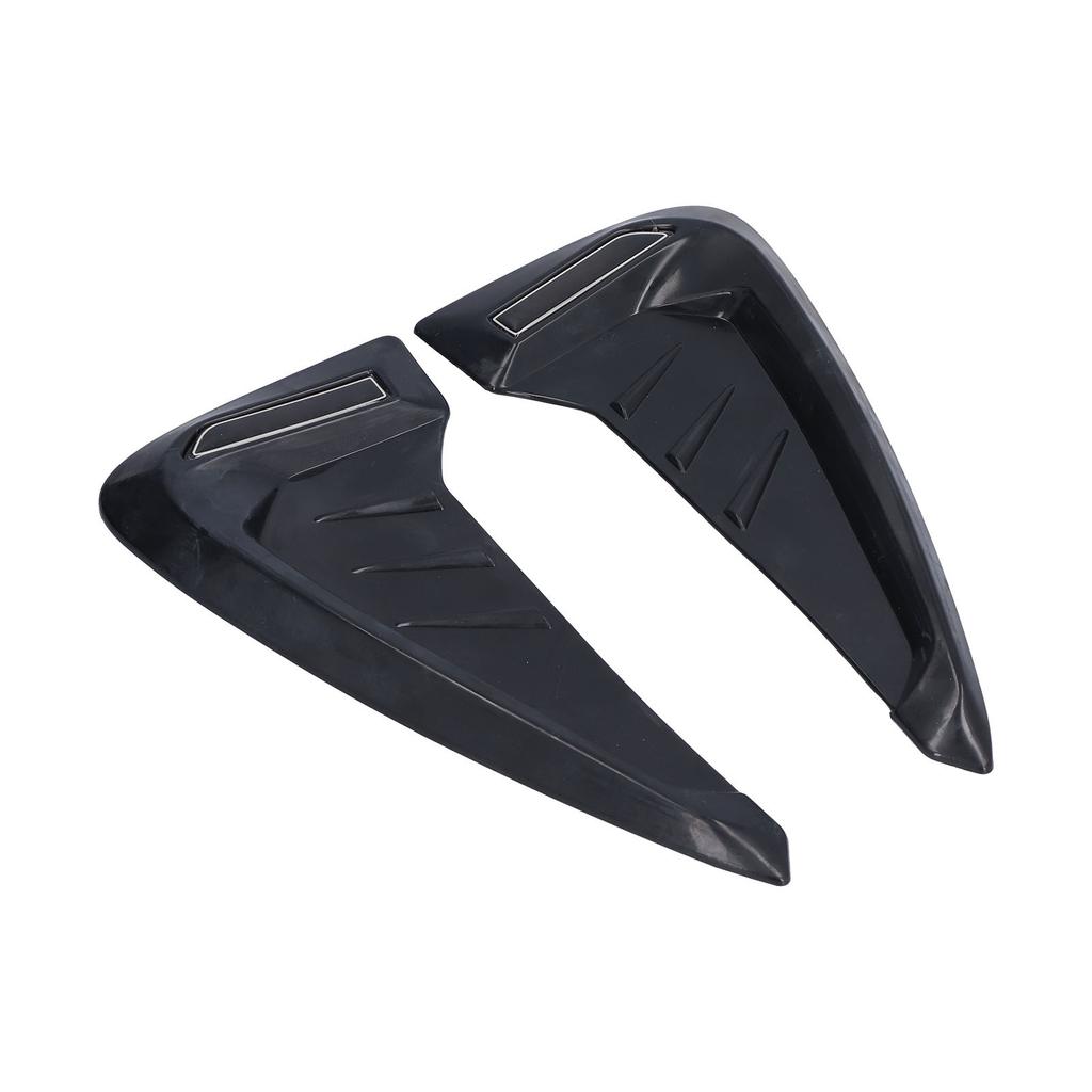 2 st Bilsida Kaross Luftintag Trimskydd Svart Universella Bildekorations Tillbehör