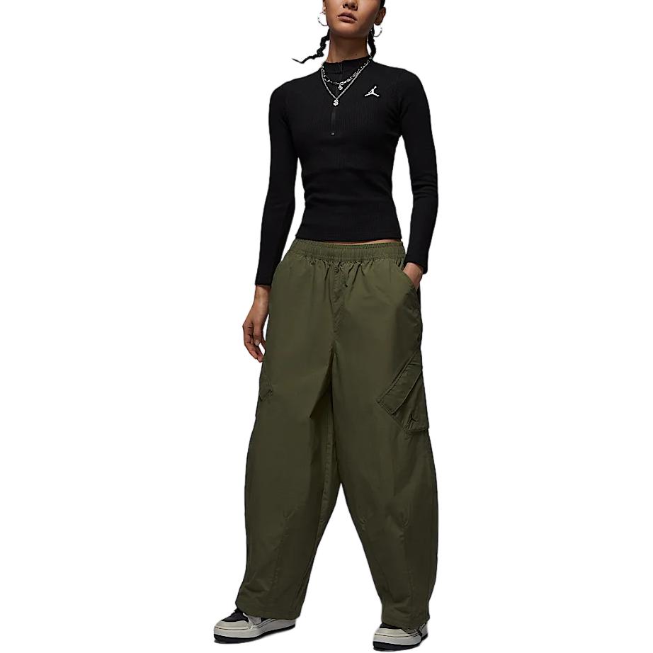 New Jordan FltCHICAGO Casual Pants Women's Army Green HM6145-222