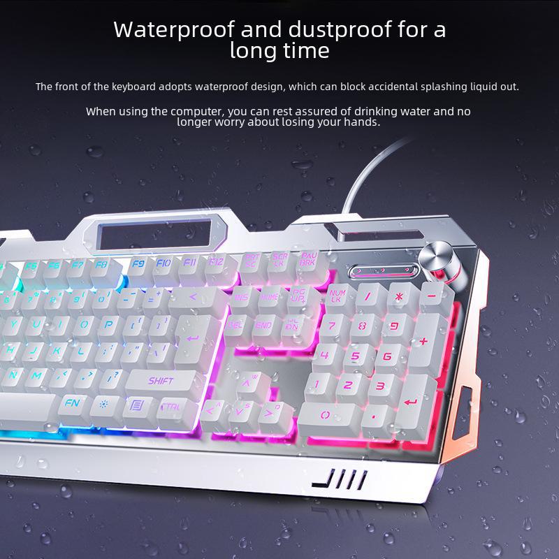 Silver Carving V2G5 Metal Gaming USB Set: Keyboard, Mouse, Headset