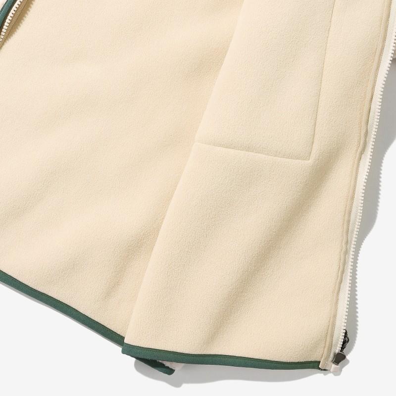 FILA Fleece Lined Zip Jacket Men Jackets Beige FS2PLD4E11X-LBE