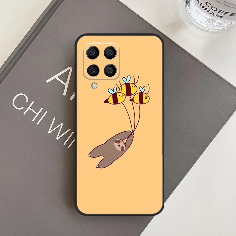 Sloth Animal Cute Case For Samsung Galaxy M15 M35 M55 M56 M36 M16 M06 M31 M13 M33 M53 M12 M32 M52 M14 M34 M54