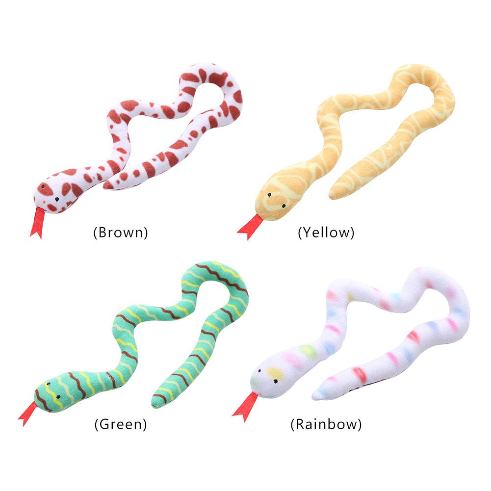 Funny Snake Catnip Interactive Toy Bite-Resistant Molar Toy Playing Pet Supplies