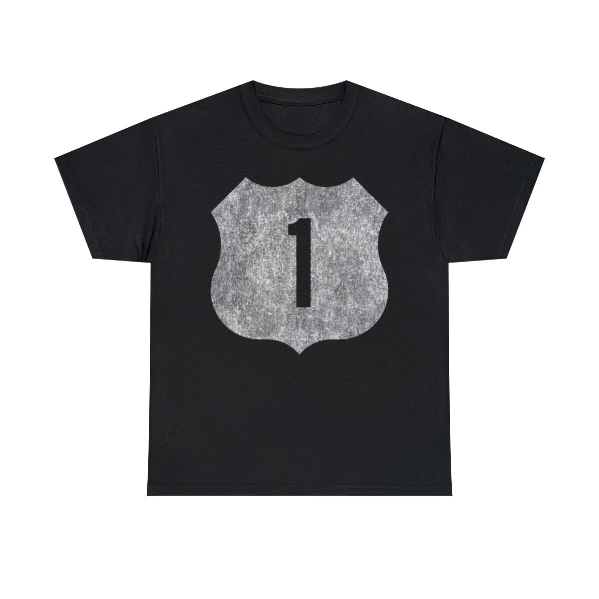 

Route 1 Retro Graphic T-Shirt, Sizes S-5XL 3XL